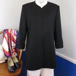 🌟2XHP🌟 VTG 80's Kasper Tunic Length Dress Blazer